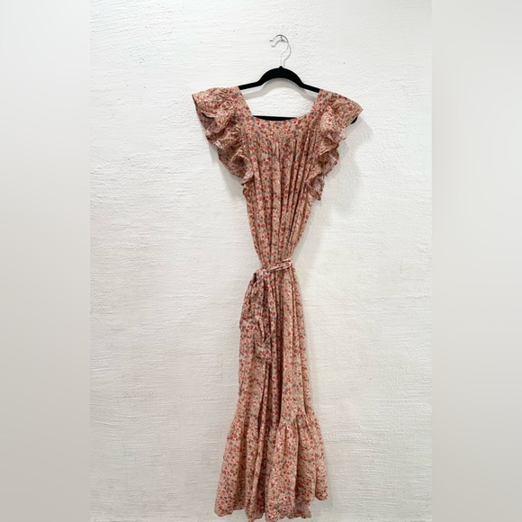 Doen Sonnet Dress Pink Valley Floral Women - Picture 6 of 6